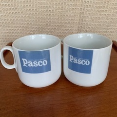 Pascoマグカップペア(口径7cm 高さ6､5cm) 未使用品の画像