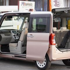 【自社ローン対応】H29年(2017年) ダイハツ タント X　ピンク×ホワイト☆車検付き・整備済☆長期保証プランありの画像