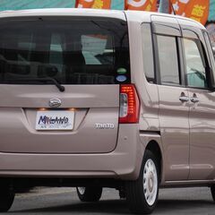 【自社ローン対応】H29年(2017年) ダイハツ タント X　ピンク×ホワイト☆車検付き・整備済☆長期保証プランありの画像
