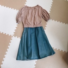 デニムスカートとトップスのセットアップ【決まりました】