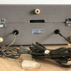 【商談中】昭和レトロ　ポータブルレコードプレイヤーの画像