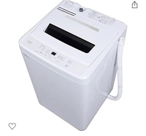 maxzen 6キロ洗濯機　一人暮らしなど