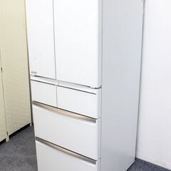 三菱電機/MITSUBISHI MR-WX47LD-W 冷蔵庫 470L フレンチドア 6ドア クリスタルホワイト 2019年製   中古家電 店頭引取歓迎 R6372)