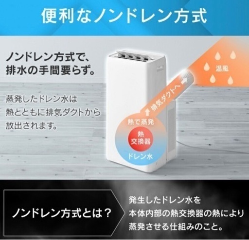 ◆取引中◆アイリスオーヤマ　窓用エアコン　ポータブルクーラー　IPA-2821G-W