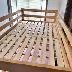 【受付終了】二段ベッド 子ども用 マットレス付きの画像