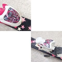 ピュアコンシャス 110㎝ ジュニアスキー ブラック系 ビンディング付き板 ☆ 札幌市 北区 屯田 の画像