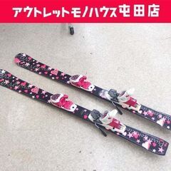 ピュアコンシャス 110㎝ ジュニアスキー ブラック系 ビンディ...