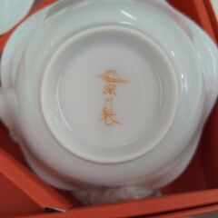 ☆ドリーム荒牧店☆ジモティー割引有り☆深川製磁 寿赤絵 小皿5枚揃い　ag-gf031の画像