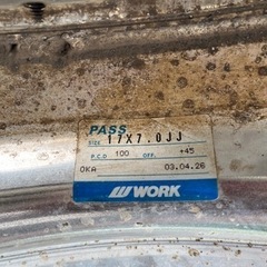 当時物 ワークユーロライン 17インチ