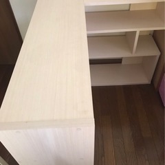 値下げ　L字に曲がるシェルフの画像