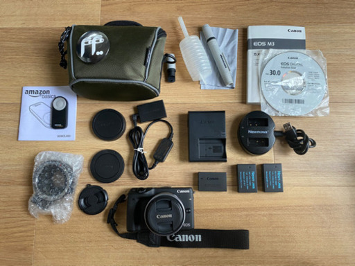 引取限定【おまけ10点以上】Canon EOS M3  / キャノン ミラーレスカメラ  自撮り＋Wi-Fi機能搭載