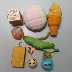 スクイーズ 大量  まとめ売り 大中小44個 袋付きもあり