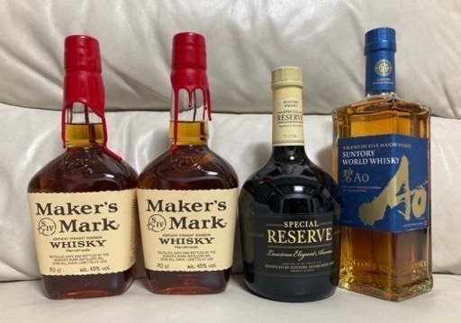 各種ウイスキー4本セット（取りに来て頂ける方）