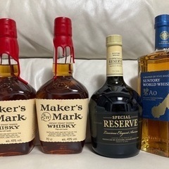 各種ウイスキー4本セット（取りに来て頂ける方）