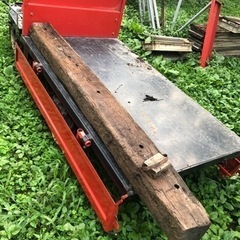 廃線線路の枕木