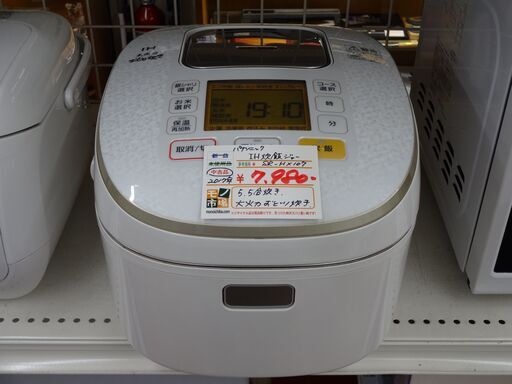 パナソニック IH炊飯ジャー 5.5合炊き SR-HX107 2017年製【モノ市場東浦店】125