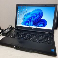 NEC　VersaPro　SSD＋HDD搭載　i5　Wi-Fi　マルチ　テンキー付き　Windos11