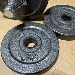 【最大10kg！】ダンベル7kg(＋追加ウエイト3kg)の画像
