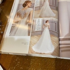 【新品同様】フランス製ウェディングドレス　Mademoiselle Amur Melle Maya 36＋ベール＋ロング手袋一式の画像