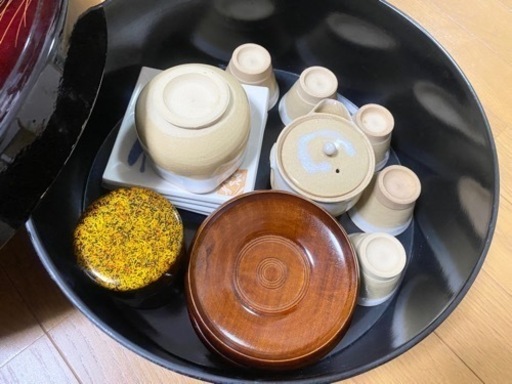 鳳静　急須6点セット　美品