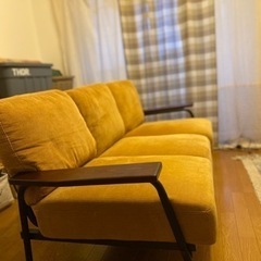 3人掛　コーデュロイソファの画像