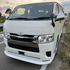 ハイエース、トヨタセーフティセンス、レーダー、走行７万ｋｍ純正ドラレコ
