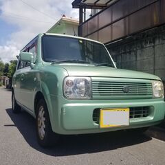 アルトラパン／車検残あり／グリーン