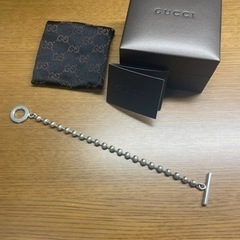 GUCCI ボールチェーン　ブレスレット　メンズ　レディース