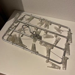 無印良品　アルミ角ハンガー18個