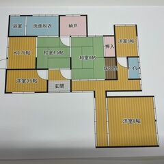 🉐ペット可🉐飯塚市賃貸平家戸建3.5万★広々5K★初期費用15万...
