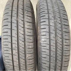 ダンロップ　夏タイヤ　145/80R13 2020年製造　バリ山の画像