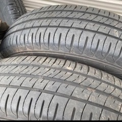 ダンロップ　夏タイヤ　145/80R13 2020年製造　バリ山の画像