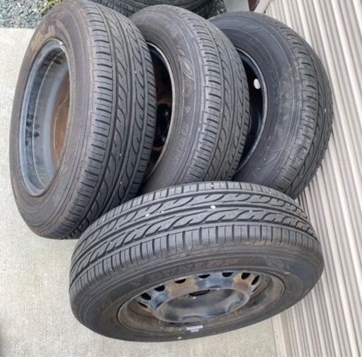 ダンロップ　175/70R14 夏タイヤ　2021年製　バリ山