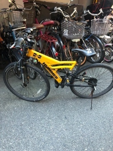 ジャンク　Gic Cycling HUMMER / ハマー フルサスペンション マウンテンバイク DH2618-E W-CROWN 2