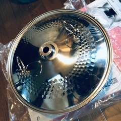 しゃぶしゃぶ鍋 24センチ ステンレス 新品未使用自宅保管品の画像
