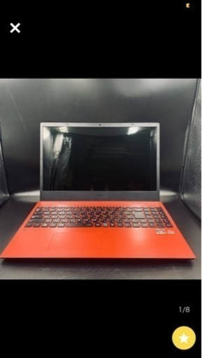 NECパソコン⭐︎新古品美品⭐︎送料込み⭐︎ NEC LAVIE PC-N1565CAR ノートパソコン カームレッド AMD Ryz