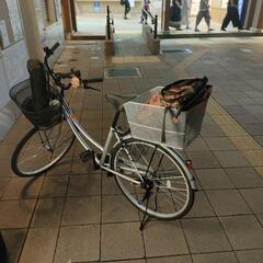 ママチャリ　荷台付き!です