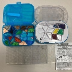 お取引中 アクアビーズ　エポック社　絵柄シート多数の画像