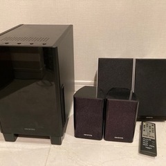 ONKYO アンプ内蔵サブウーファー&スピーカー