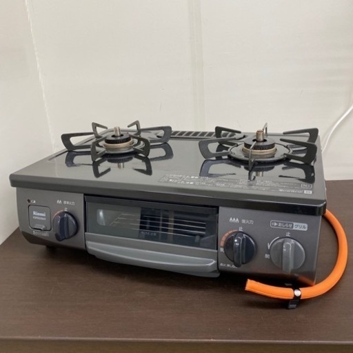 4/20 終 Rinnai ガステーブル KSR562BKR 右強火 2020年製 LPガス用 ガスコンロ 料理 調理 リンナイ 菊倉TK