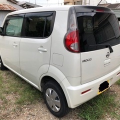 【成約御礼】コミコミ 車検R6年8月 モコ X 初度H25 スマートキー 白 ホワイトの画像