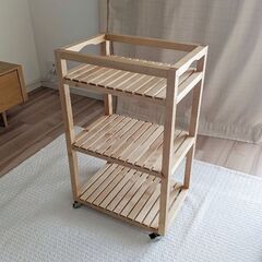 IKEA MOLGER モルゲル ワゴン バーチ