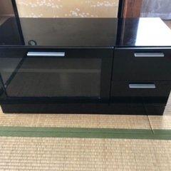 テレビボードブラック光沢