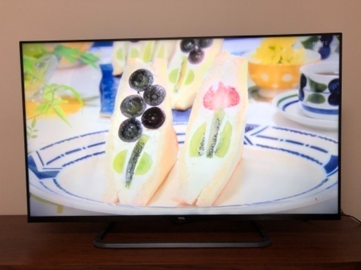 【美品】50型 TCL製 スマートテレビ Youtube/Netflix/hulu/Netflix対応