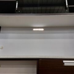 工房橋村　２枚スライド扉キッチンボード　ダークブラウン　【愛品倶楽部柏店】の画像