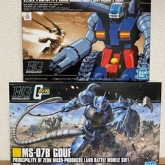 ガンプラ HGUC HG グフ　ガンタンク　セット