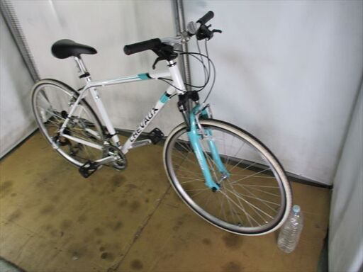 C161　★21800円★整備済み スポーツ中古自転車 アサヒ　CHEUAUX　ホワイト　500ｍｍ【クロスバイク】