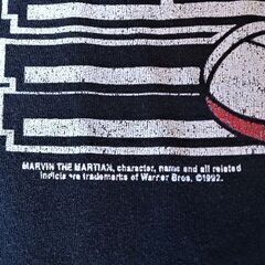 【古着】Tシャツ 黒 マービン・ザ・マーシャン【90's】の画像