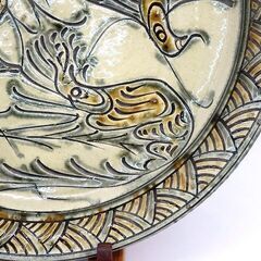 大皿　魚・海老紋　相馬正和　作 [Ｓ-14]の画像