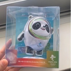 オリンピック冬季競技大会北京2022公式グッズ　ビンドゥンドゥン11.7cmの画像
